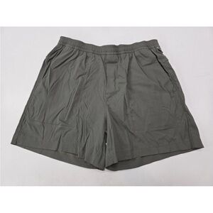 Lululemon Bowline Short 5" Woven Shorts Olive Green Nylon Blend Size M Mens